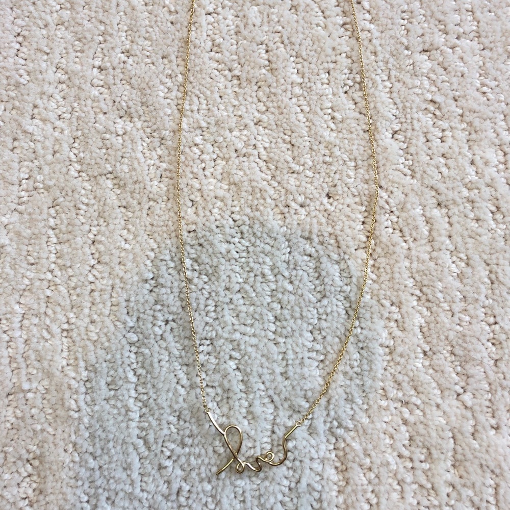 Stella & Dot Love Necklace - Gold